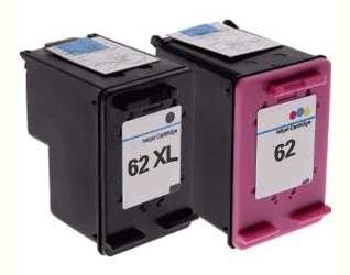 HP62XL Black + HP62 Colour