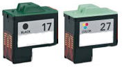 Lexmark Lexmark Ink Cartridges No17 10N0217E + No27 10N0227E