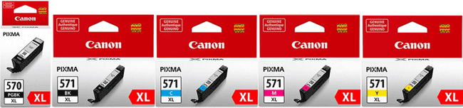 Canon Canon Pixma TS8051  Canon OE PGI-570PGBKXL + OE CLI-571BK/C/M/YXL