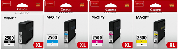 Canon Canon Maxify MB5455 Canon OE PGI-2500XLBK/C/M/Y