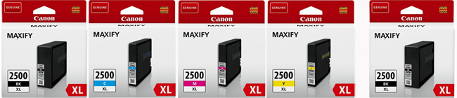 Canon Canon Maxify MB5150  Canon OE PGI-2500XLBK/C/M/Y+BK