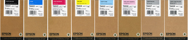 Epson Stylus Pro 7880 Original T6021-T6029 SET