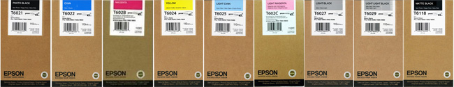 Epson Stylus Pro 9800 Original T6021-T6118 SET