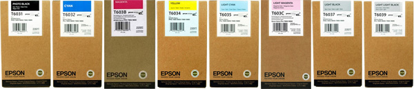 Epson Stylus Pro 7800 Original T6031-T6039 SET