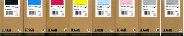 Epson Stylus Pro 4880 Original T6051-T6059 SET