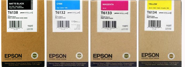 Epson Stylus Pro 4450 Original T6132-T6138 COMPLETE SET