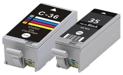 thumbnail image 2 of 8-Pack Remanufactured PGI-35 CLI-36 Ink Cartridges For Canon PIXMA IP100 IP110 2 of 14