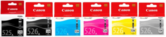 Canon Canon Pixma MG6100 Canon OE PGI525BK + OE CLI526BK/C/M/Y/GY