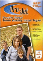 Photo Paper 50% Off Pro Jet Photo Papers PJ-DSM220-50