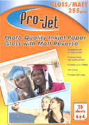 Photo Paper 50% Off Pro Jet Photo Papers PJ-GM255-64-20
