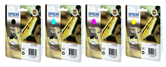 Epson T1631 - T1634 (16XL) OE T1636 MULTIPACK