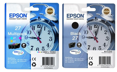 Epson WorkForce WF-7610DWF OE T2705 MULTIPACK + T2701