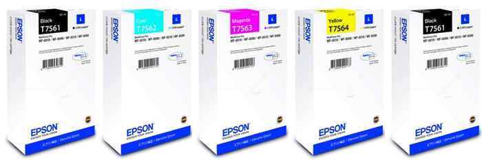 Epson WorkForcePro WF-8010 OE T7561-T7564 MULTIPACK + T7561