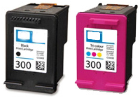 HP300 Black + Colour