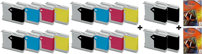 MFC-680CN LC1000 QUAD +4EXTRA + 2XFREE PAPER