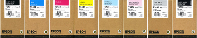 T5431-T5438 Epson Original 8 Set