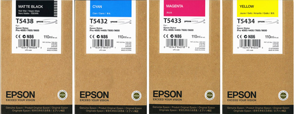 Pro 4400 T5432-T5438 Epson Original 4 Set