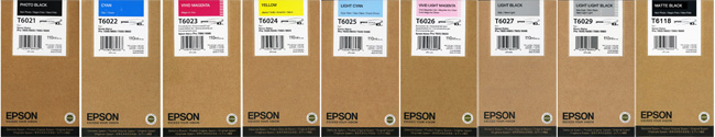 Pro 9880 T6021-T6118 Epson Original 9 Set