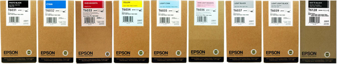 Pro 7880 T6031-T6128 Epson Original 9 Set