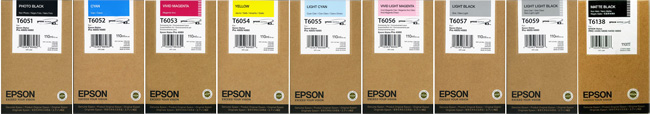 T6051-T6138 Epson Original 9 Set