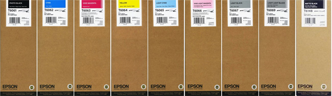 Pro 4800 T6061-T6148 Epson Original 9 Set