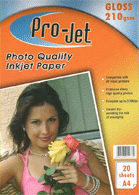 Pro Jet A4 210Gsm 20 sheets