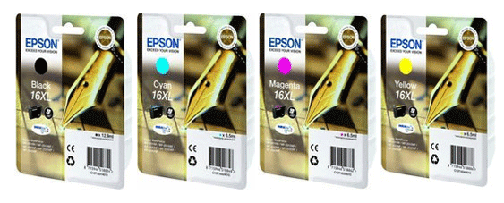 WF-2520NF Epson Original T1631/2/3/4 Multipack